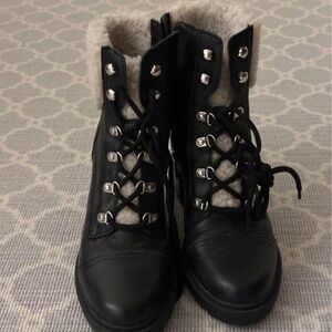 Marc Fisher Black Boots Sz 38 (US Size 8)- worn once
